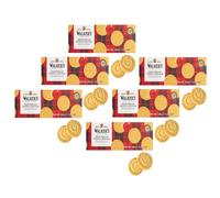 Walkers | Biscuits sablés écossais ronds au beurre et au sel | Biscuits Anglais Saveur Beurre Salé - 6 Boîte