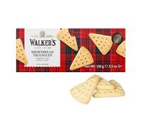 Walkers | Biscuits triangulaires écossais | Biscuits Sablés Beurre Sel - 1 Caisse | Sablés traditionnels anglais pur beurre