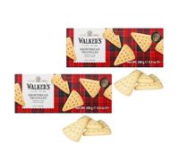 Walkers | Biscuits triangulaires écossais | Biscuits Sablés Beurre Sel - 2 Caisse | Sablés traditionnels anglais pur beurre