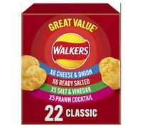 Walkers Snacks Classic Variety Boîte à chips 22 x 25 g