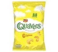 Walkers Crisps 6 Pack (Quavers Cheesy Flavor (6x17g)) by N/A
