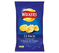 Walkers Crisps - Cheese & Onion (12x25g)