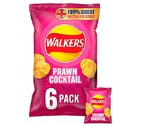 Walkers Crisps Lot de 3 cocktails crevettes 6 x 25 g