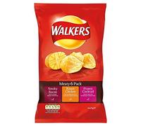 Walkers Crisps - Meaty Variété (6x25g) - Paquet de 6