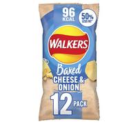 Walkers Croustillants au four au fromage et à l'oignon 12 x 22 g Bleu