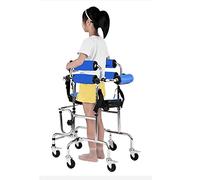 Walkers Déambulateur à 6 roues réglables en hauteur pour enfants handicapés handicapés Équipement auxiliaire pour handicapés Aide à la marche Étoile de lumière