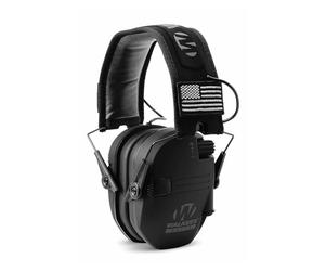 Walker's Earmuffs Razor Slim Manchon électronique Noir Mixte Adulte, Série Patriot-Black Patriot (Drapeau américain), Taille Unique
