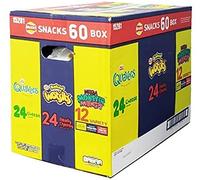 Walkers Lot de 60 boîtes à goûter Jaune Mega Mix (Quavers, Wotsits, Mega Monster Munch)