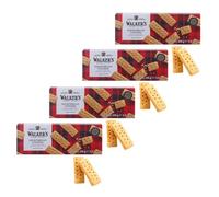 Walkers | Sablés écossais traditionnels Walkers, saveur classique | Assortiment de sablés pour le petit-déjeuner et le thé, recette originale, ingrédients naturels - 4 x 150 g