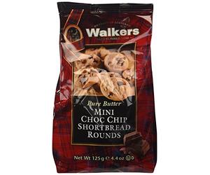 Walkers - Sac de promenade sablé Mini Chop Chip 125 Gr