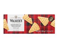 Walkers Shortbread triangles - 150 gr - Biscuits au beurre en forme queue de jupon