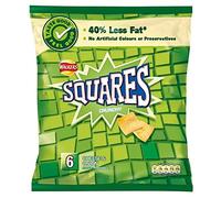 Walkers Squares - Cheese & Onion (6x25g)