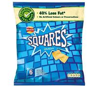 Walkers Squares - Salt & Vinegar (6x25g)