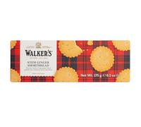 Walkers Stem Ginger Shortbread - 175 gr - Biscuits au beurre et Gingembre