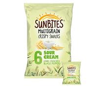 Walkers Sunbites Lot de 6 crèmes acides et poivre noir