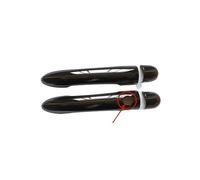 WALkfb TAVOS Couvercle De Poignée De Porte En Plastique Noir Brillant, Accessoires Pour R&enault Clio 3 MK3 Iii 2006 2012 2013 RS Pièces automobiles (Color : 2D K-1)