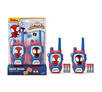 Walkie Talkie - DICKIE - SPIDEY - 2,4 GHz - Lot de 2 - Rouge et Bleu - Pour Enfants à Partir de 3 Ans