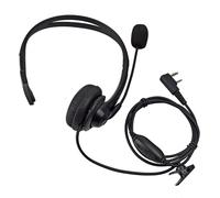 Walkie Talkie Earphone Earpiece Two-way Radio 2 Pin Headset with Mic Boom Compatible with Kenwood TK-2107 TK-3501 UV-5R 888S eSynic Wouxun Protalk Walkie Talkie