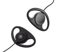 Walkie Talkie Earphone with Mic D-Shape Compatible with Motorola CP88 CP040 GP300 GP308 CT150 Earpiece Radio Earpiece (2pcs)