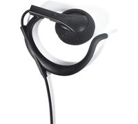 Walkie Talkie Earpiece 1 Pin 3.5mm Headset G-Shape Expanded Headset Compatible with Motorola Kenwood Midland Two Way Radio or Mic (3.5mm Straight Plug)