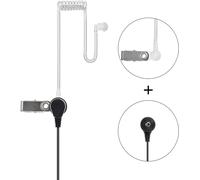 Walkie Talkie Earpiece Discreet Acoustic Tube Headset with PTT Microphone,Compatible with Midland G6,G7 Pro,G9,G12,M24,M48,M99,GXT250,GXT550 and GXT650 Two Way Radios