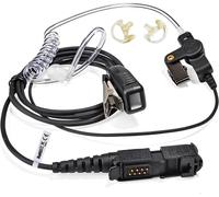 Walkie Talkie Earpiece with PTT Mic Safety Headset with Hidden Acoustic Tube for Motorola DP2400 DP3441e DP3661 XPR3300e XPR3500 XiR P6600 2 Way Radio Surveillance Kit