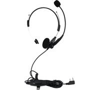 Walkie Talkie Headphones,Overhead Headset,2 Pin Radio Earpiece with Rotating Arrow Mic Compatible with UV-5R Esynic RT24 RT27 Radio Two-Way Earphone (1 Piece)