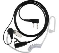Walkie Talkie Headset 2 Pin Headset Earpiece Compatible with Kenwood UV5R 888S RT24 RT27 HESENATE HT999 Two-Way Radio (150 cm)