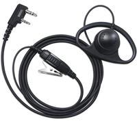Walkie Talkie Headset Compatible with Kenwood UV-5R UV-5RA 777 888S UV-82 TH-22AT TH-25 TK-3100 2 Pin Earphone with PTT Mic for Radio,Safety Earpiece.