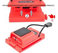 Walkie Talkie Holder for Belts 25-58 mm (0.98-2.28 inches),Radio Mount Compatible with Molle Waistcoats,Black,Fashion (Red)