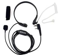 Walkie Talkie Laryngophone Earpiece Earphone Headset Compatible with Walkie Talkies RT24 RT27 RT622 RT28 RT617 RT618 RT619 RT46 BF-888S UV-5R Kenwood WOUXUN (1 pcs)