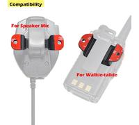 walkie talkie stand,microphone speaker mount,compatible with radio clip and speaker clip,suitable for use in cars,boat cabins,car
