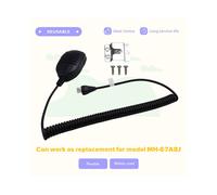 Walkie talkie Standard Mobile Mic Haut-Parleur Pour Vertex MH-67A8J 8 broches VX-2200 VX-2100 VX-3200 bidirectionnel Radio