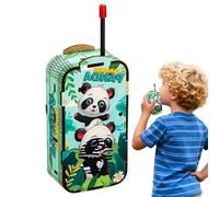 Walkie Talkies - Electronic Circuits Toys, Wooden Puzzles Walkie Talkies, Build and Play Communication Set, Educational STEM Learning Device, Christmas Birthday Parties Outdoor