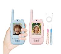 Walkie Talkies for Kids - Long-Range Outdoor Intercom, Colorful Child-Friendly Video Style | Adventure Play Use, Clear Wireless Connectivity, Fun Communication Experience, Two-Way Talking Fun