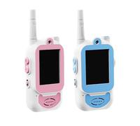 Walkie-Talkies Vidéo pour Radios à Affichage Écran avec Effets Vocaux | Talkies-Walkies Vidéo pour Extérieur pour Jeux en Cadeau Noël Anniversaire