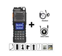 Walkie Update UV-25M High Powerful Tactical,Headset-Cable