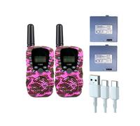 Walkie Walki Talki 2 pièces portable portable, camouflage C