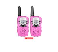 Walkie Walki Talki 2 pièces portable portable, rose