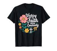 Walking by Faith Tripping Constantly John 3 16 Foi T-Shirt
