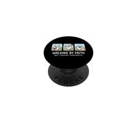 Walking by Faith Tripping Constantly Sheep PopSockets PopGrip Adhésif