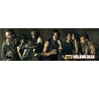 Walking Dead - Poster de porte - Saison 5 + 1 paquet de tesa Powerstrips® - contenu 20 pièces