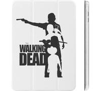 Walking Dead Pu Ipad Case 2020 Antichoc Veille/Réveil Automatique Ipad 10.2in Réglage De L'angle Mignon Transparent Personnage Housse De Protection