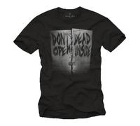 Walking Dead T-Shirt DON´T OPEN DEAD INSIDE Noir Homme S L
