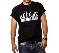 Walking Dead T-Shirt Homme ZOMBIE Evolution Noir XXL L