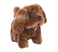 Walking Dog Toy - Plush Puppy Doll, Adorable Stuffed Robot Pet Toy, Interactive Plush Puppy Doll Realistic Walking Toys for Kids Holiday, Birthday, Fun Pet Dolls, Soft Cuddly for Boys