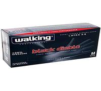 WALKING Gants X 100 blackdiablo m Latex 010392 Jardinage, Multicolore, Unique