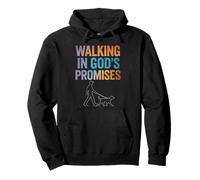 Walking in God's Promises Citation Christian Faith Sweat à Capuche