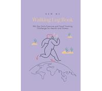 Walking Log Book: 180-Day Daily Exercise and Food Tracking Challenge for Health and Fitness | Walking Planner Journal for Women, Beginners, and Seniors, Daily Walking Journal, Hardcover, A5, Purple