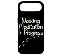 Walking Meditation in Progress Mindful Footprints Love Yoga Coque pour iPhone Air